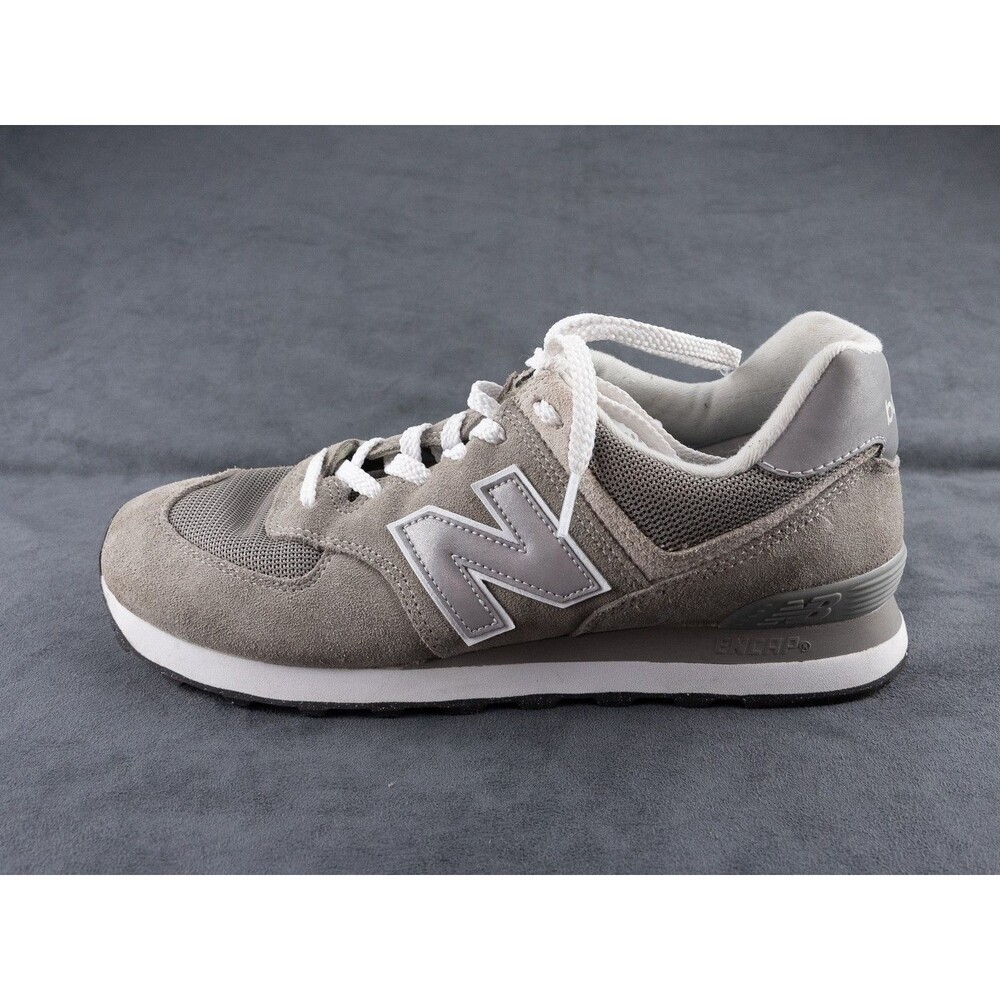New Balance 574 Shoes Mens 10.5 D Gray Athletic Running Walking Sneakers Retro - Picture 10 of 12